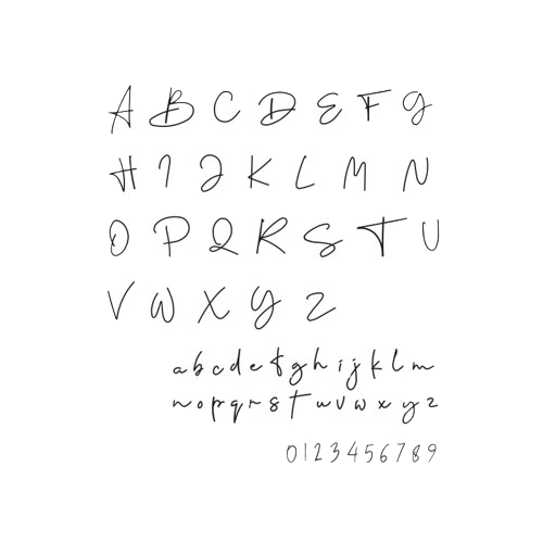 LOVER FONT - choose your own special word or name